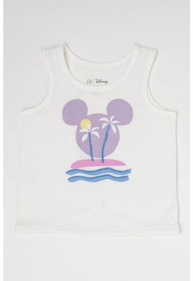 Top de bumbac organic cu Minnie Mouse