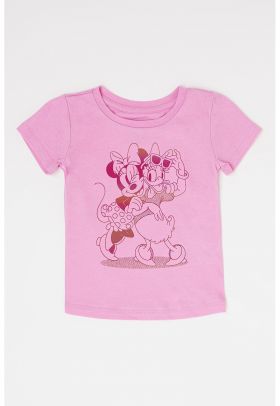 Tricou de bumbac organic cu imprimeu Disney