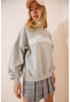 Bluza de trening cu text
