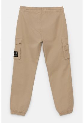 Pantaloni cargo cu snur