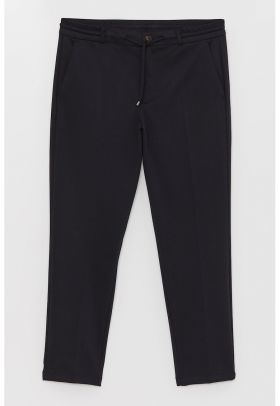 Pantaloni slim fit cu snur in talie