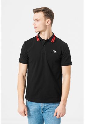 Tricou polo cu logo brodat pe piept Vaida