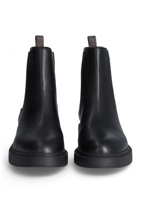 Ghete Chelsea de piele ecologica