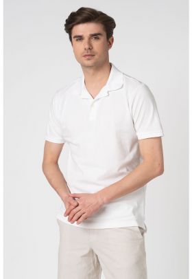 Tricou polo din material pique