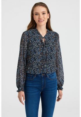 Bluza cu imprimeu floral