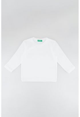 Bluza cu decolteu la baza gatului - din bumbac