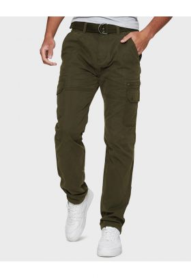 Pantaloni cargo cu o curea Pane 2619