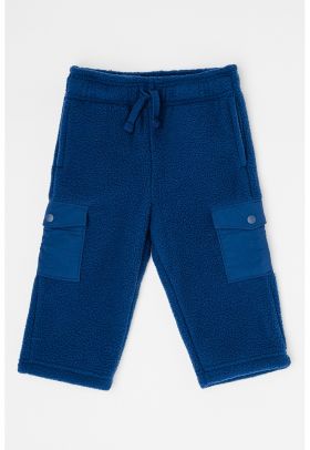 Pantaloni cargo din fleece