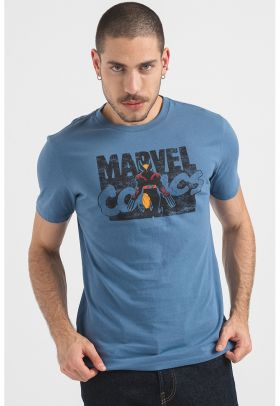 Tricou cu imprimeu Marvel