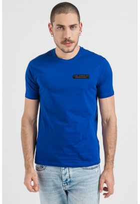 Tricou regular fit cu logo aplicat