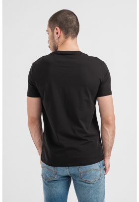 Tricou slim fit cu imprimeu logo