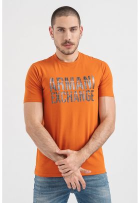 Tricou slim fit cu imprimeu logo