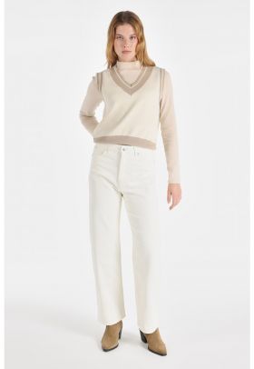 Blugi slim fit cu croiala dreapta