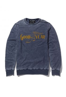 Bluza de trening cu imprimeu Goodyear