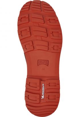 Ghete de piele nabuc cu insertii din material textil Brutus Trek 8677