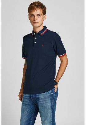 Tricou polo slim fit de bumbac organic Paulos