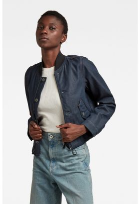 Jacheta bomber lejera din denim