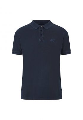 Tricou polo cu fenta cu nasturi Ambrosio