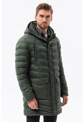 Geaca parka cu vatelina si gluga