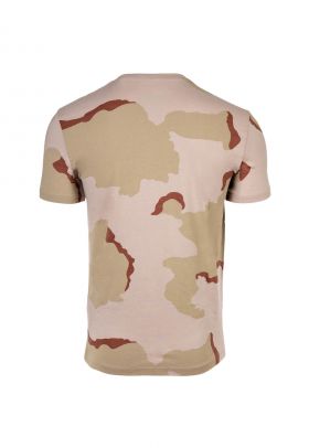 Tricou de bumbac organic cu imprimeu camuflaj