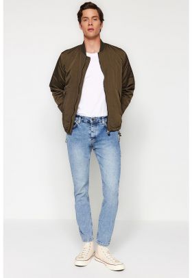 Blugi skinny cu 5 buzunare