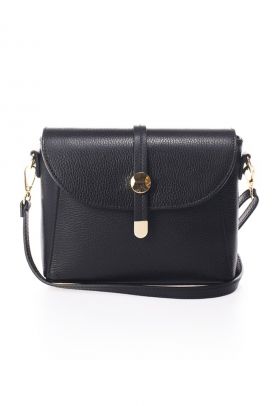 Geanta crossbody din piele cu bareta detasabila