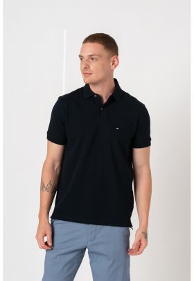 Tricou polo din amestec de bumbac organic