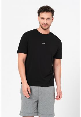 Tricou relaxed fit cu decolteu la baza gatului Chup