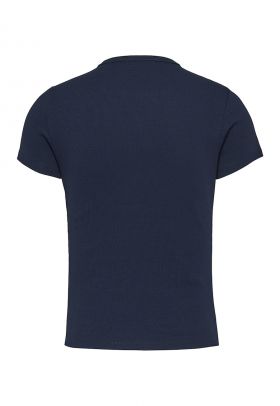 Tricou slim fit cu striatii