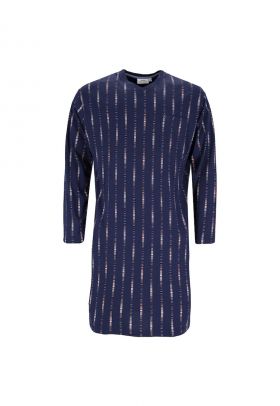 Bluza de pijama cu model si decolteu in V