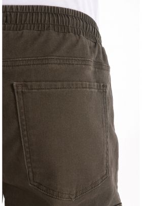 Pantaloni cargo cu model uni