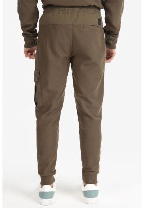 Pantaloni de trening cargo cu snur de ajustare