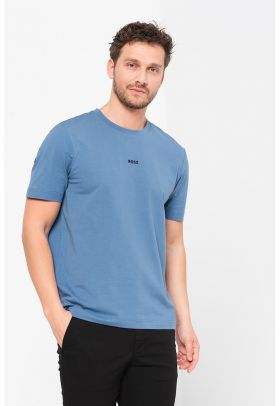 Tricou relaxed fit cu decolteu la baza gatului Chup