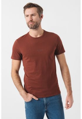 Tricou slim fit cu logo