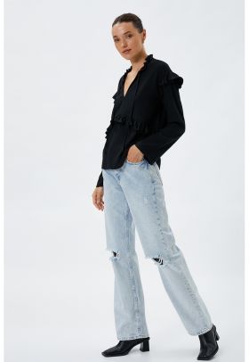 Bluza cu volane