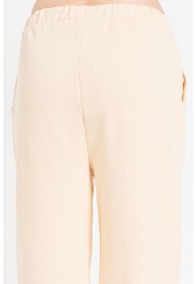 Pantaloni de trening relaxed fit cu snururi de ajustare