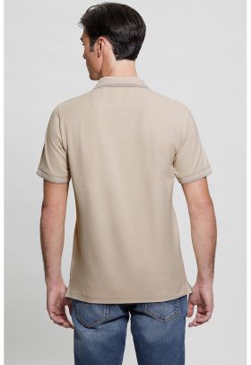 Tricou polo cu model logo discret