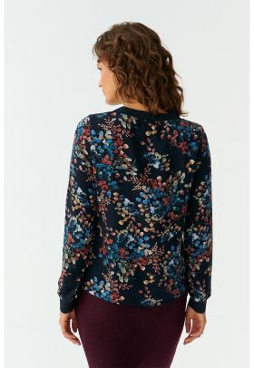 Bluza cu imprimeu floral Wikami