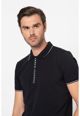 Tricou polo slim fit