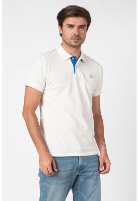 Tricou polo regular fit din pique