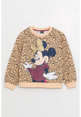 Bluza de trening cu imprimeu Minnie Mouse