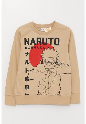 Bluza de trening cu imprimeu tematic Naruto