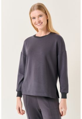 Bluza de trening din amestec de modal