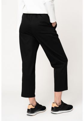 Pantaloni crop din amestec de lyocell Charlie