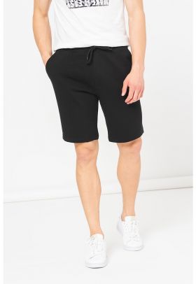 Pantaloni sport-bermude cu snur de ajustare