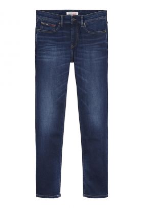 Blugi slim fit cu 5 buzunare