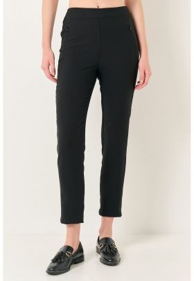 Pantaloni crop conici