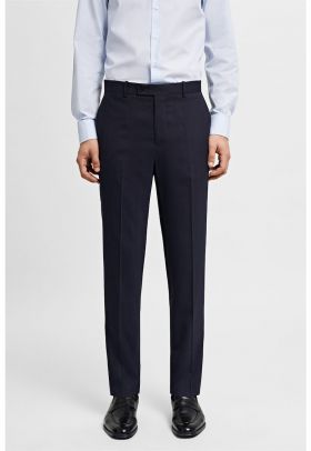 Pantaloni slim fit eleganti din amestec de lana Breda