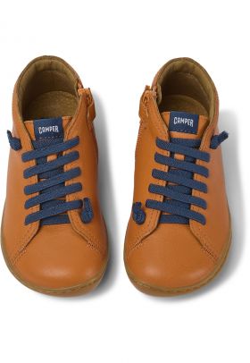 Pantofi de piele cu sireturi contrastante Peu Cami 253