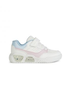 Pantofi sport cu inchidere velcro si lumini LED